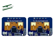 2Pcs 24G MmWave HLK-LD2410C Human Presence Radar Sensor Motion Detection Module