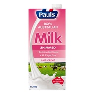 Paul UHT Skimmed Milk. 99.99 Fat Free 100% Australian Milk 1 Liter