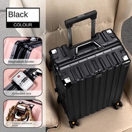 20/22/24" Inch Aluminum Frame Anti-theft Premium Luggage + Matte Anti-Scratch Surface 8 Wheel Luggage