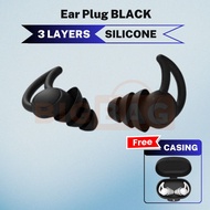 Ear Plug For Sleeping Earplug Anti Noise Penutup Telinga Kalis Bunyi Ear Plug Safety Silicone Ear Pl