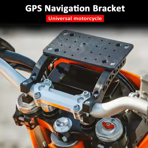 Motorcycle Accessories Mobile Phone Holder Stand GPS Navigation Plate Bracket For Suzuki DR‑Z4S DR Z