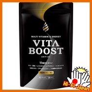 【Direct from japan】VITABOOST Multivitamin Maca 12,000 mg Zinc Citrulline Arginine Tongkat Ali Oyster Extract Black Ginger 11 vitamins 16 vitality ingredients Nutritional Food Japan 30 day supply (1 bag)