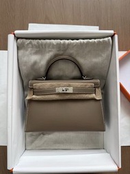 Hermes Kelly Mini 二代 大象灰