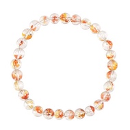 【正佳珠寶】膠花水晶 頂級錦鯉膠花水晶 5.8-6.3mm 錦鯉膠花手珠