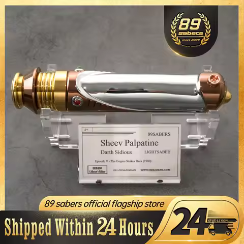 89Sabers Sheev Palpatine Darth Sidious 2025 Latest version design lightsabers display stand