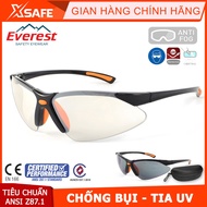 Everest EV303 safety glasses Anti-dust, UV rays, anti-scratch, anti-fog glasses, used for work and m