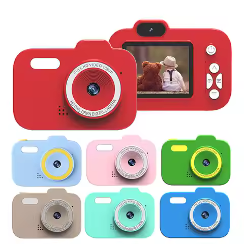 Y8 Kids Camera Digital Take Photo Electronic Toys 2 Inch Rechargeable Mini Digital Cute Camera for C