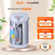 Bình thủy điện COMET - CM3216 -3.6L bằng Inox 304 cao cấp đun sôi và giữ nước nóng tự động hệ thống