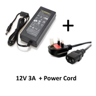 CCTV / LED / COMPUTER 12V 3A Power Supply Adapter