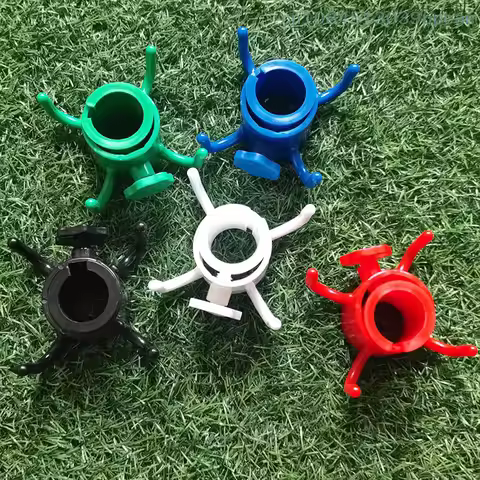 4 pcs Plastic Umbrella Hooks Secure Canopy Clips for Beach Patio Market Stall Easy Pole Mounting Too
