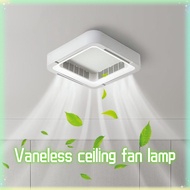 Modern Vaneless Ceiling Light Remote Control Vaneless Fan Light Multipurpose LED Vaneless Ceiling Fan Light