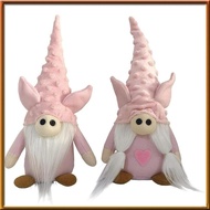 [chasoedivine.sg] Gnomes Plush Dolls, Plush Pig Doll, Handmade Decoration Faceless Doll Pink Dwarf Figurine, Home Desktop Decoration Durable Easy Install