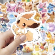 120PCS Pokemon Eevee stickers Scrapbook sticker  Phone Case sticker Laptop sticker Luggage sticker  