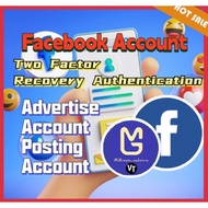 Facebook Group Post Account FB With Two Factor Recovery Authentication🔥 Posting Account Available🔥