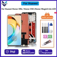 【QuickScreen】Original For hua-wie Honor X9b / Honor X50 /Honor Magic6 Lite LCD+ Kit Alat Percuma Pap