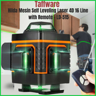 COD Taffware Hilda Mesin Self Leveling Laser 4D 16 Line with Remote /  LASER level 4d komplit otomat