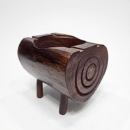 KAYU Teak Wood Ashtray Design Bedug Size 13x12x12cm/ashtray