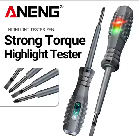 ANENG B05 Word/cross Screwdriver Tester Pen Strong Torque Highlight Meter Sensor Zero Live Detector 