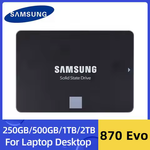 Original SAMSUNG 2.5'' SATAIII SSD 870 Evo 250GB 500GB 1TB 2TB Internal Solid State Drive Storage Di