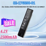 New 82-176890-01 4.2V 2500mAh for Zebra DS8178 DS8100 DS8170 CR8178-SC AS-000231 Barcode Scanner Bat