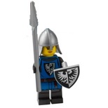 Original Lego Ideas Castle - Black Falcon Female Knight (Flat Silver Neck Protector) 31120 Minifigur