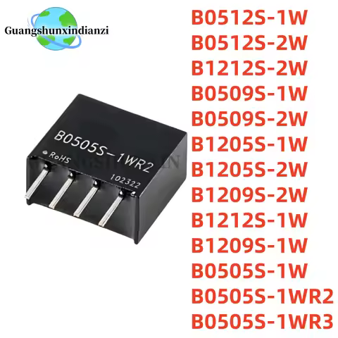1PCS B0505S-1W B0505S-1WR2 B0505S-1WR3 B0509S-1W B0509S-2W B0512S-1W B0512S-2W B12 B1209S-1W05 B1209