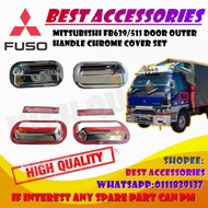 MITSUBISHI FB639/511 DOOR OUTER HANDLE CHROME COVER SET HIGH QUALITY