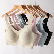 Miss38 Big Breast Full Cup D-G Seamless Underwear [N1525] (3 Colors) Large Size Thin Style Wireless 