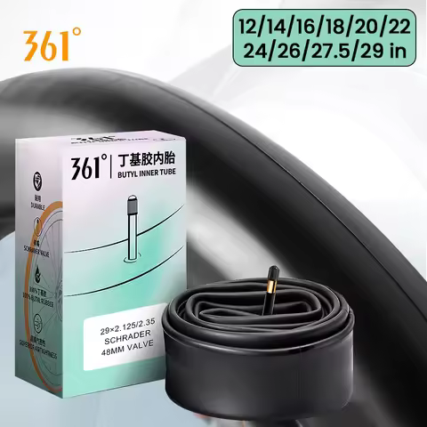 361 Degrees Bike Inner Tube 33/48MM Schrader Valve Bicycle Tube MTB Bike Cycling Tire Tubes 12/14/16