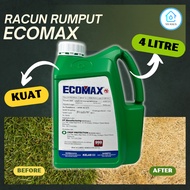 4L ECOMAX Glyphosate 41% Weed Killer (Racun Rumput Lalang/Ubat rumput/Racun Rumput Rampai) / Racun E