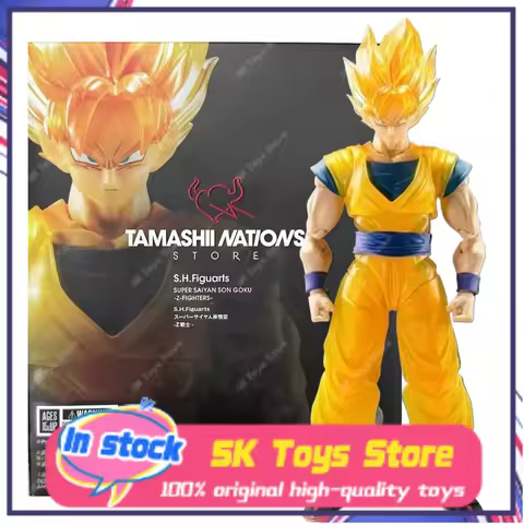 100% Original Tamashii Nations Store Bandai S.H.Figuarts Super Saiyan Goku Z Guerreros Shf Son Goku 