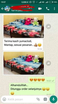 Sprei Re Kasur Bungkusas Katun Micro Combed Disperse T 10 15 20 25 30