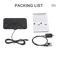 NEX 75 Ω Impedance 4K TV Antenna With Amplifier Signal Booster TV Antenna