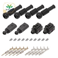 Male Female Connector Sensor Plug Adapter Plug Clip Kit 1J0973702 1J0973802 6N0906102