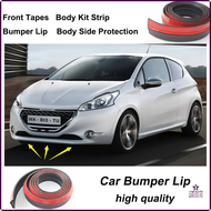 [ianba] Car Bumper Lips For Peugeot 106 107 108 206 207 307 308 508 3008 4008 RCZ Car Front Spoiler 