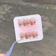 (Code T057 - no form change) Nailbox design french mix stone