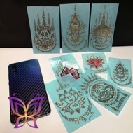 🔥 现货 已开光 有功效 🇲🇾 泰国经文贴纸 手机 汽车 门口 房门 车牌 五条经文贴纸 招财葫芦 九尾狐仙 掩面佛 必达 四面佛 拉胡 哈奴曼 人缘鸟 虎神 DIY自行粘贴 辟邪 保平安 招人缘 转