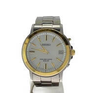 SEIKO mens watches Wrist Watch analogues stainless WHT SLV 7B52-0AF0 Direct from Japan Secondhand