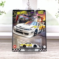 HOTWHEELS PREMIUM LBWK NISSAN SILVIA S15 WHITE BOULEVARD HOT WHEELS