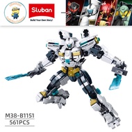 Đồ Chơi Lắp Ráp Kiểu LEGO Sluban Mô Hình Trưng Bày Robot Biến Hình Trong Series Phim Pacific Rim Mec