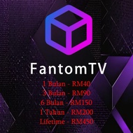 [FAST] Fantom TV FantomTv Malaysia / 1 BULAN/ 3 BULAN / 6 BULAN Support Fantom tv ANDROID, fantom tv