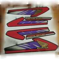High quality waterproof honda win 100 sticker - red 97 model Win 100 car sticker