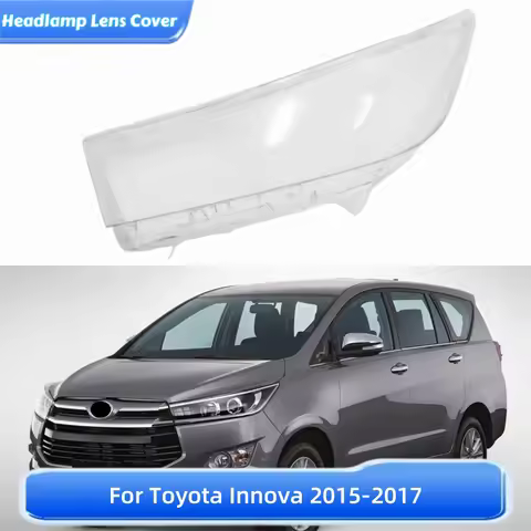 For Toyota Innova 2015 2016 2017 Car Accessories Polycarbonate High Gloss Fully Transparent Glass He