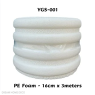 16cm x 3meters PE Foam Striped Wall Panel - Fluted Foam Wall Panel