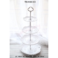 TK-2123-4-4 Cupcake stand cake tier round dessert table cake display (tk)