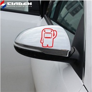 JDM DOMO KUN CAR CUTTING STICKER COOL DOMO KUN CAR MIRROR STICKER UNIQUE CUTE STICKER