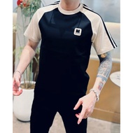 Áo Thun Nam Nữ Phối 2 Màu Đen Trắng Đơn Giản Siêu Cấp Chất Liệu Cotton Thời Trang Nam Hot Trend K_N