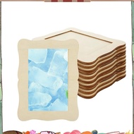 12 Pack Wooden Picture Frames for Crafts DIY Wood Craft Picture Frames for Birthday Party Mother' S 