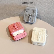 LIVESTAR Cute 3D Prayer Angel Silicone Case For Airpods 3 2 1 Wireless Charging Protective Shell Sof