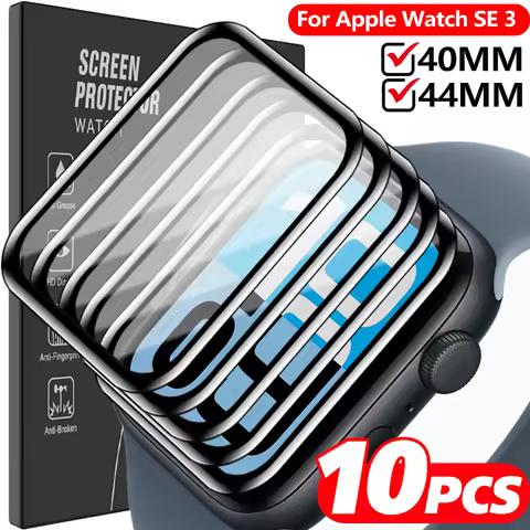 1-10Pcs Screen Protector For Apple Watch SE 3 40MM 44MM Smartwatch Cover Anti-scratch Protective Fil